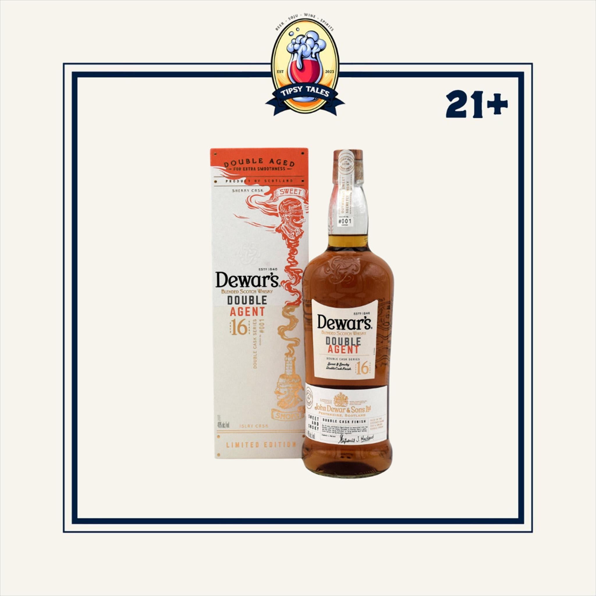 Dewar s Double Agent 16 Years  Old 1000ml 1