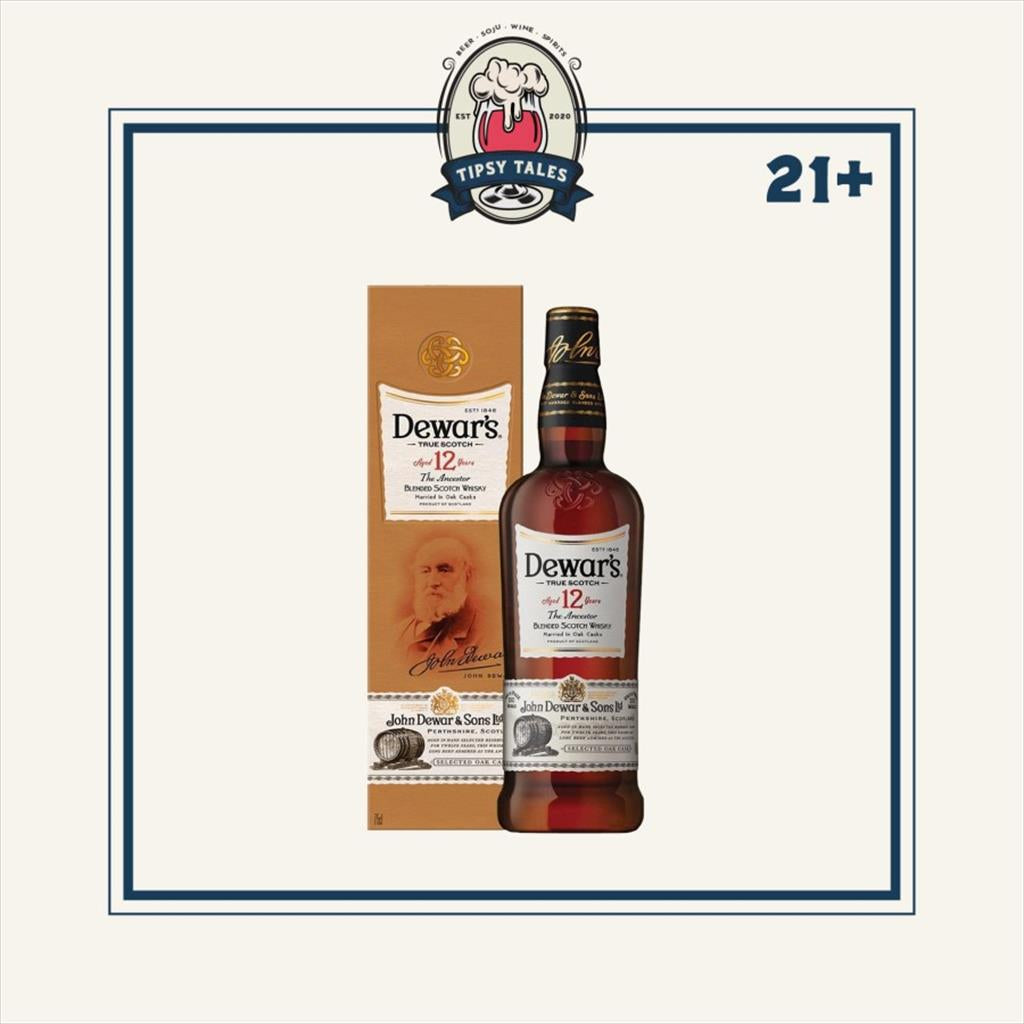 Dewars 12 Year Old Blended Whisky 750ml 1