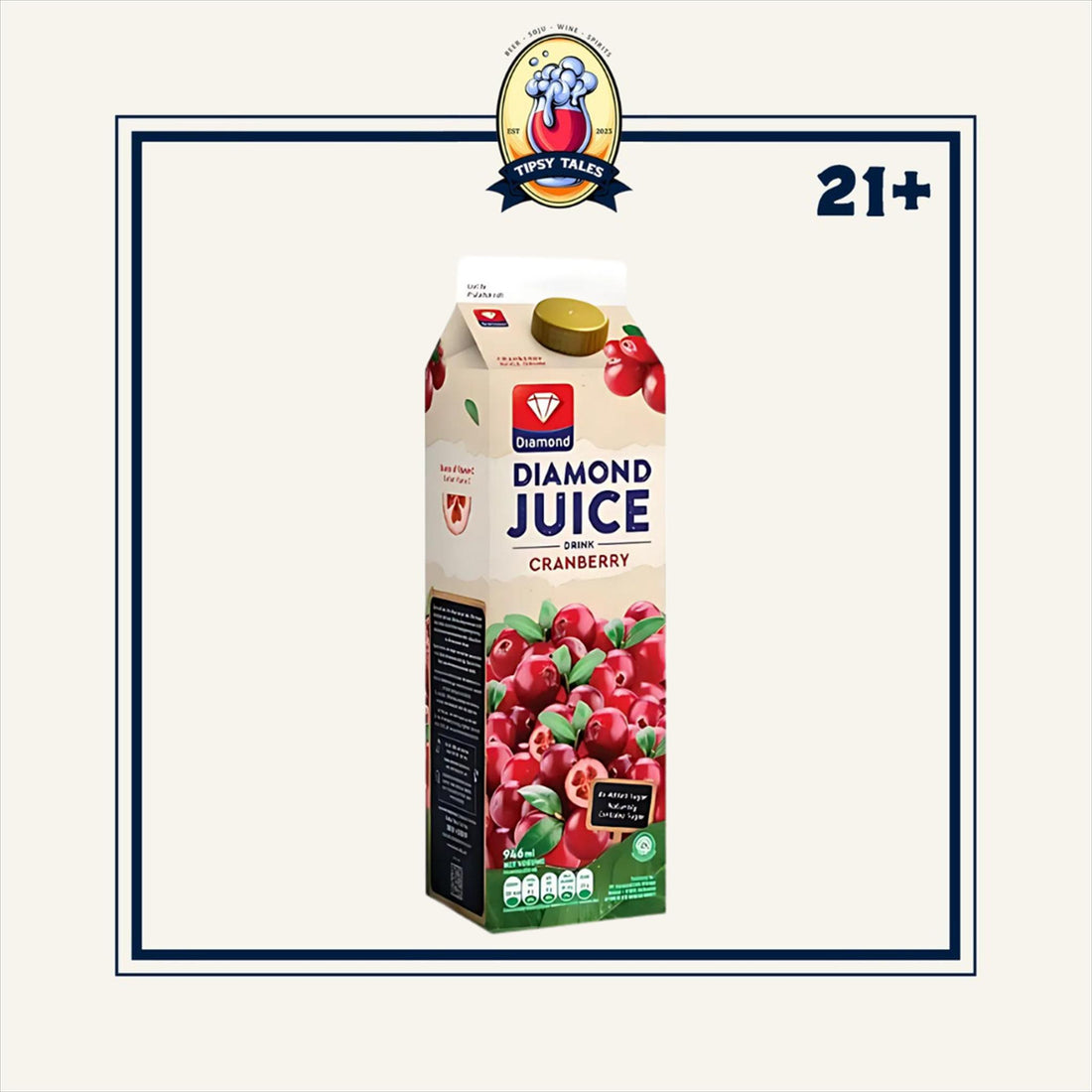 Diamond Juice Cranberry 1L 1