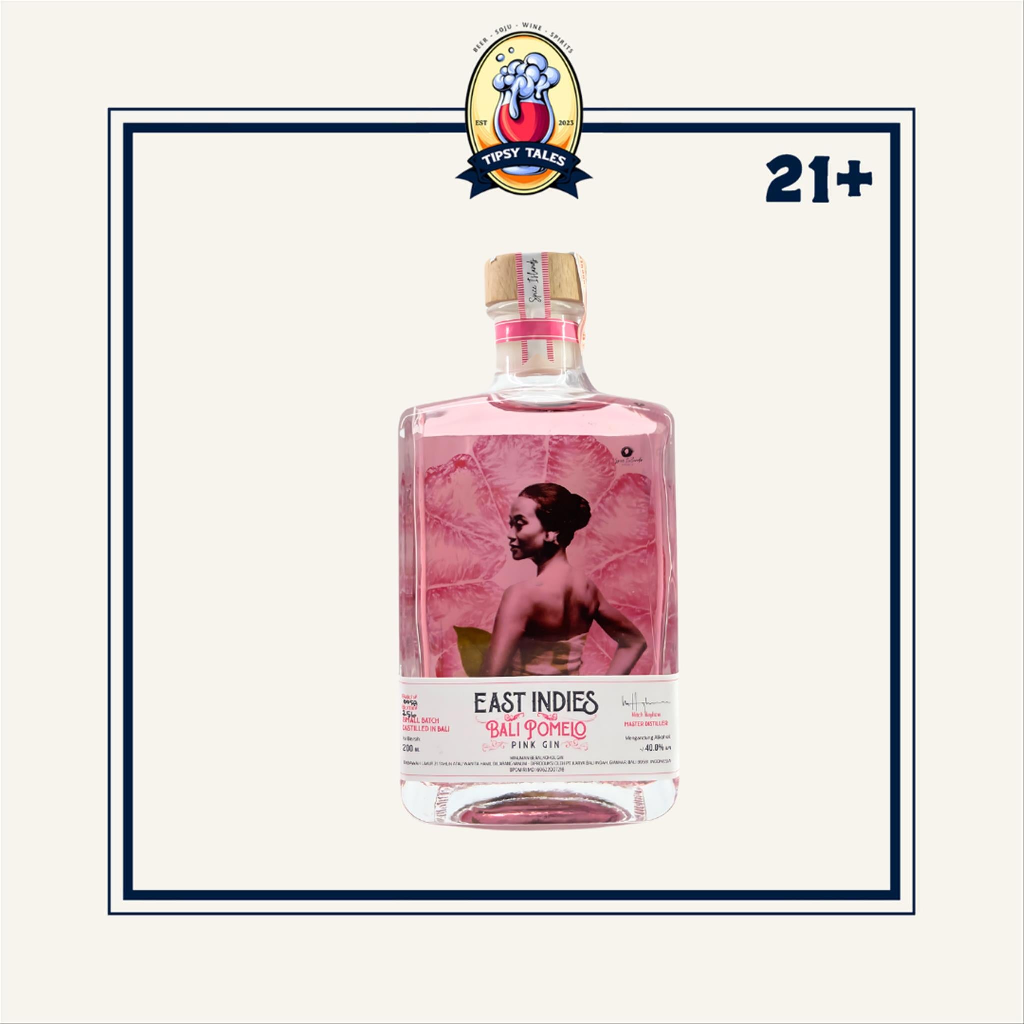 East Indies Pink Pomelo Gin200ml 1