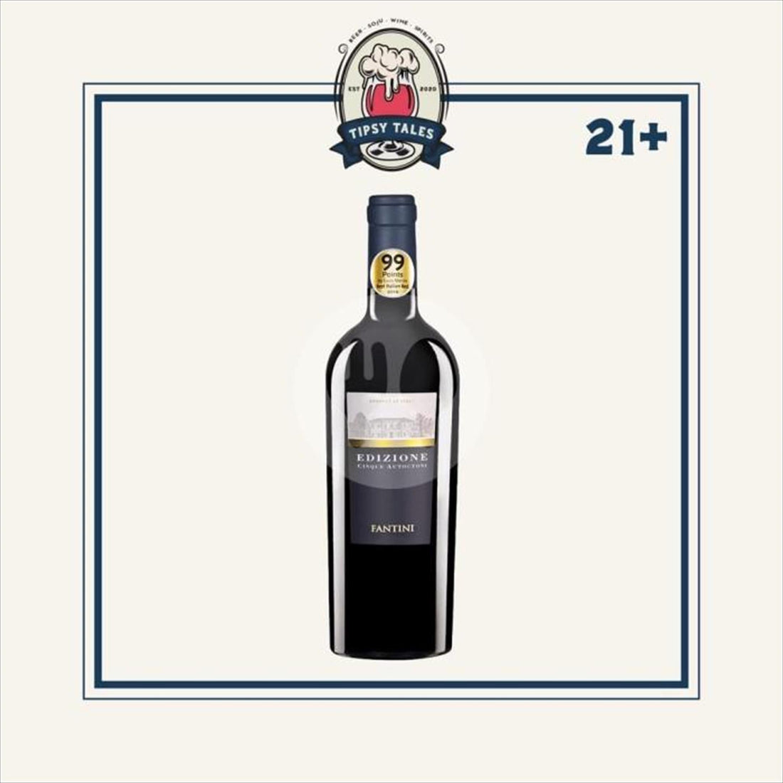 Edizione Cinque Autoctoni Fantini Farnese Italian Red Wine 750ml 1