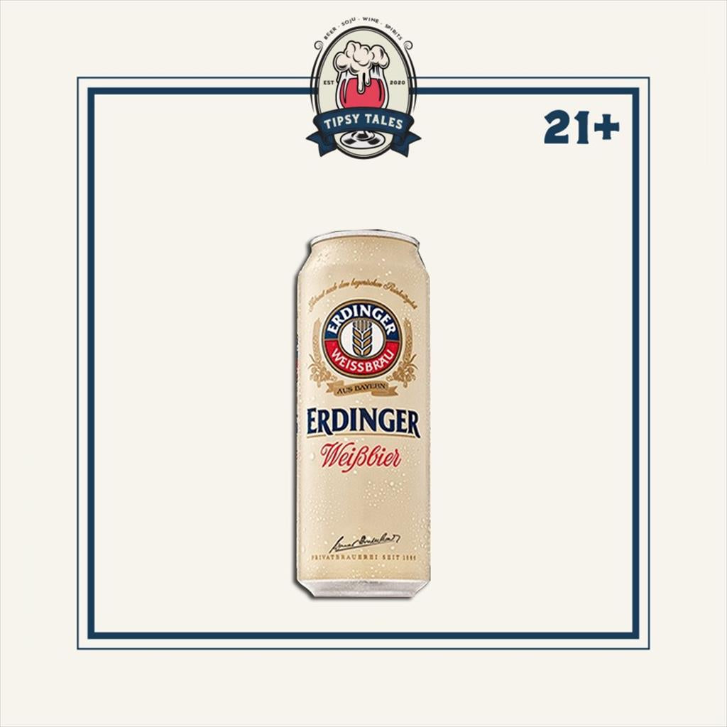 Erdinger Weissbier Fine Yeast 500ml ( Kaleng ) 1