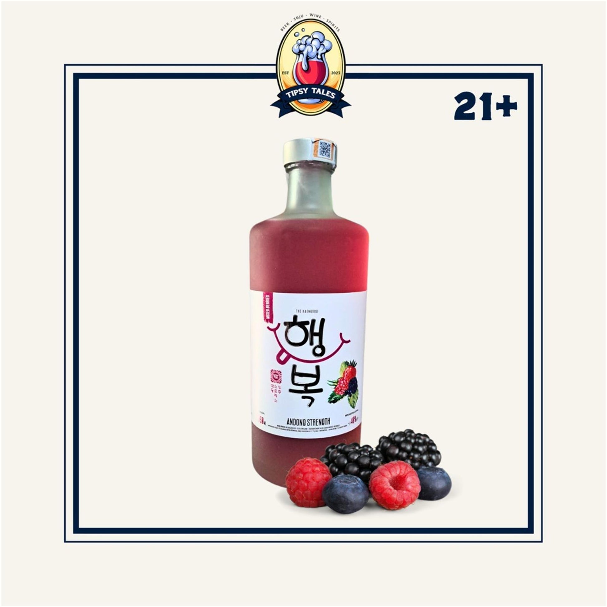 Free Menjangan Merah Happy Andong Strength  Mix Berry 750ml 1
