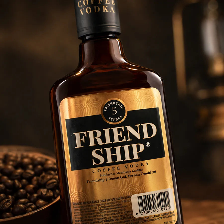 Friendship Coffee Blended Smooth Vodka Rasa Kopi 180ml 1