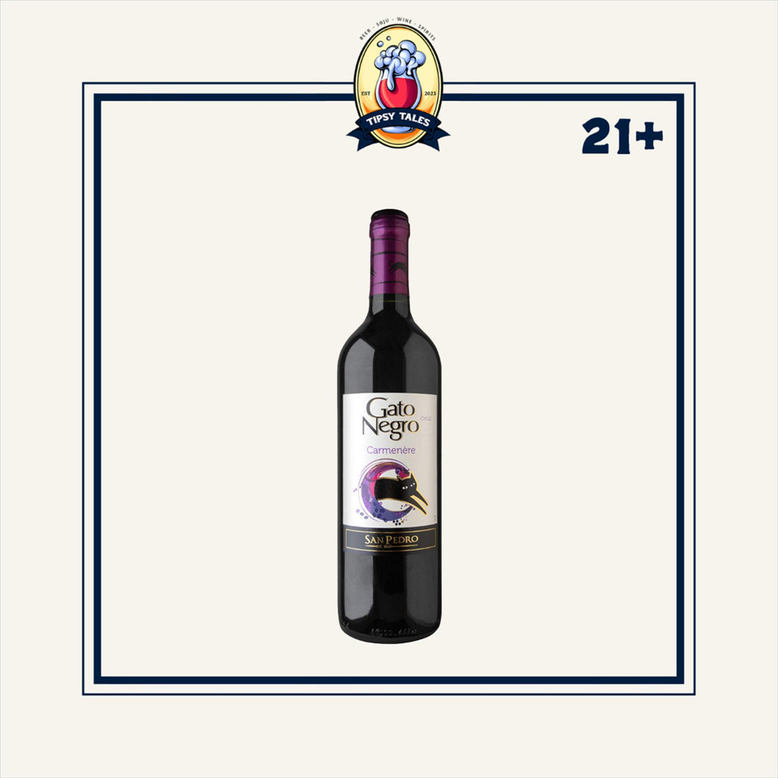 Gato Negro carmenere Wine 750ml 1
