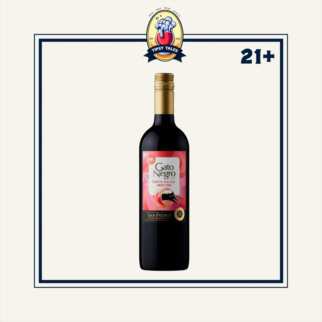 Gato Negro Tinto Dulce Sweet  Red 750ml 1
