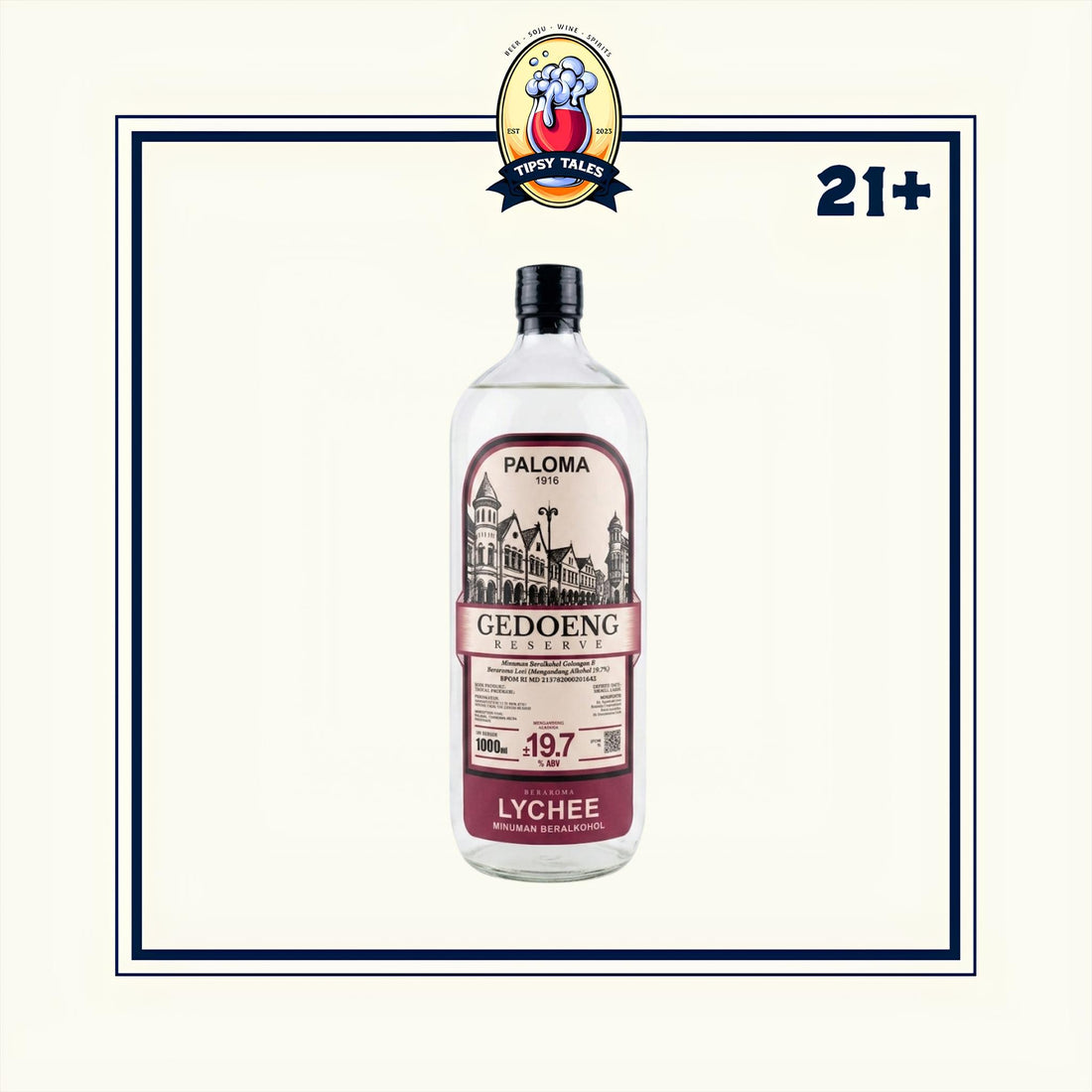 Gedoeng Reserve Lychee Vodka 1000ml 1