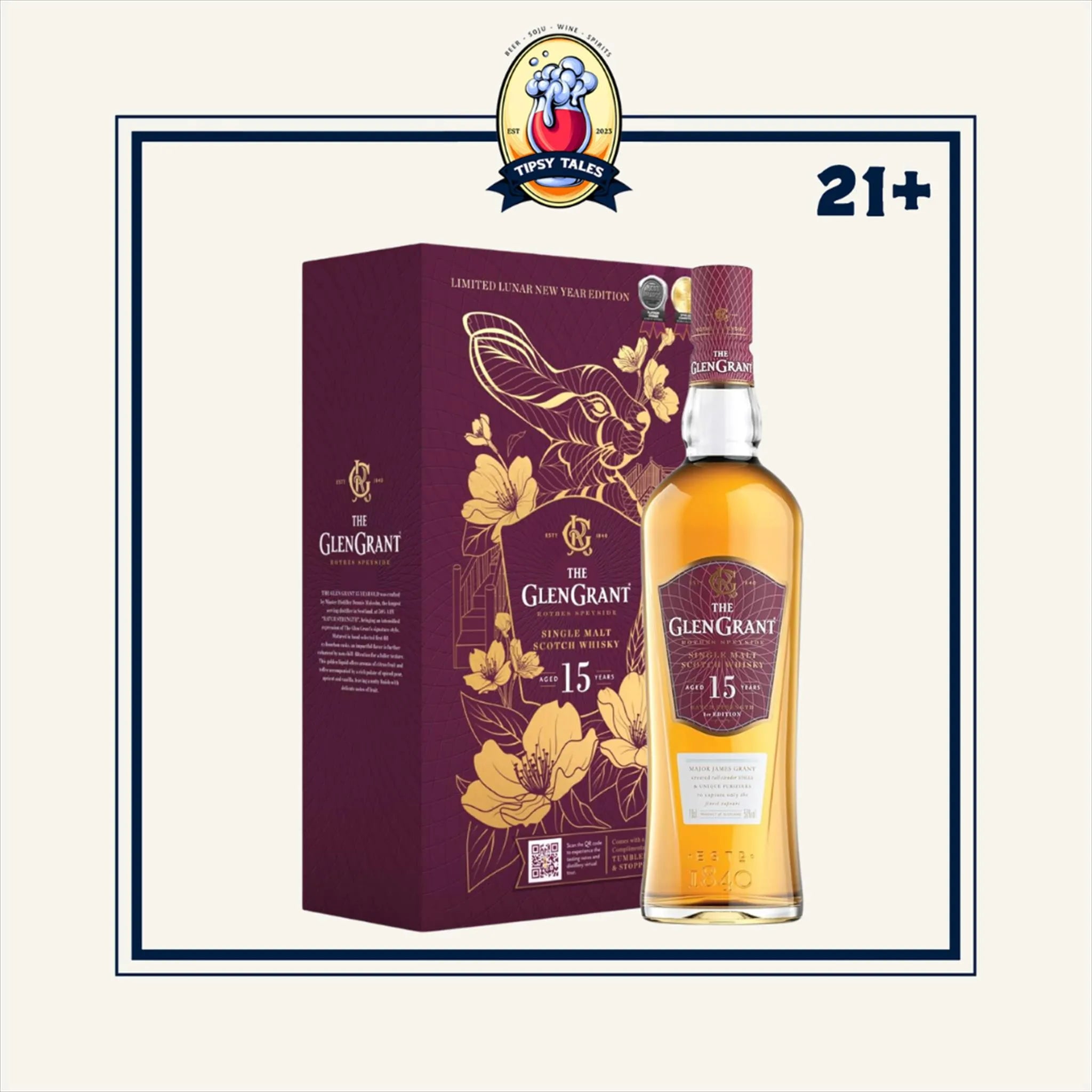 Glen Grant 15 Lunar New Year Limited edition 700ml 1