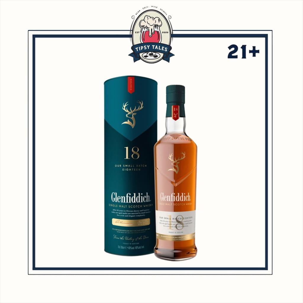 Glenfiddich 18 Year Single Malt Scotch Whisky 700ml 1