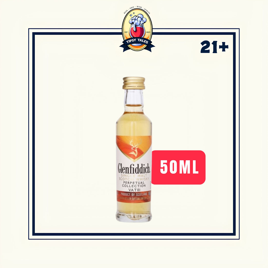 Glenfiddich Perpetual Collection VAT 01 Whisky 50ml 1