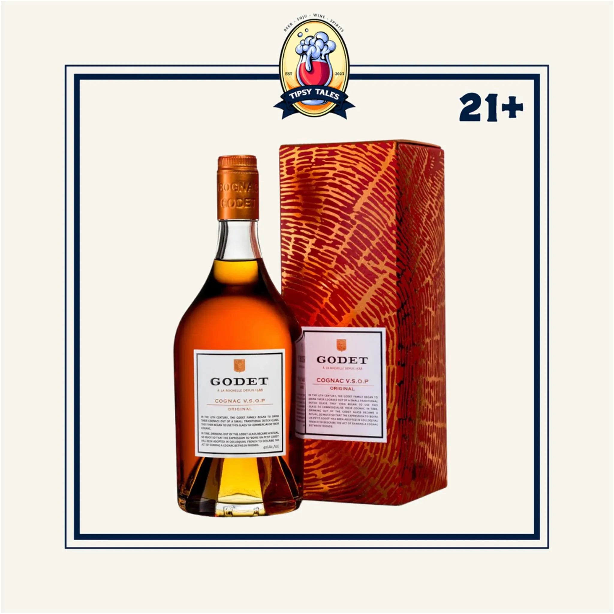 Godet Cognac V.S.O.P. 750 ml 1