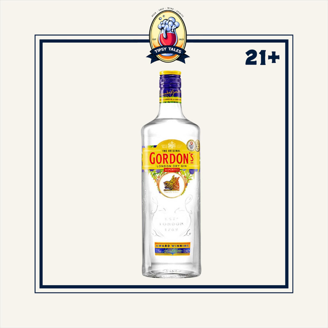 Gordon Gin Premium Dry 750ml 1