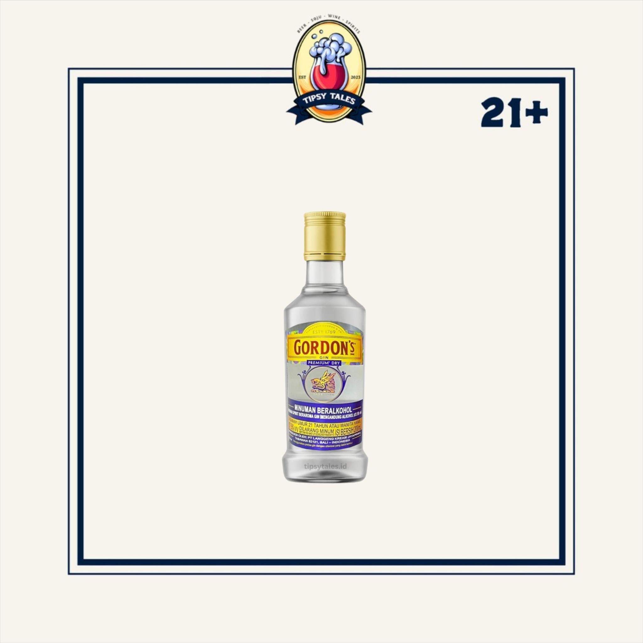 Gordons Dry gin 200ml 1