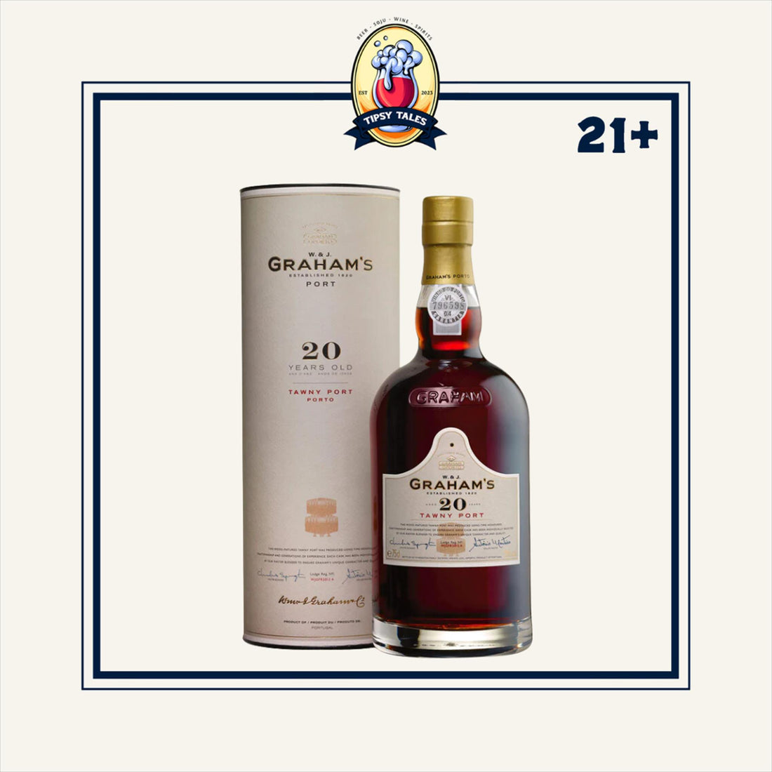 Graham 20 Years Old Tawny Port 750ml 1