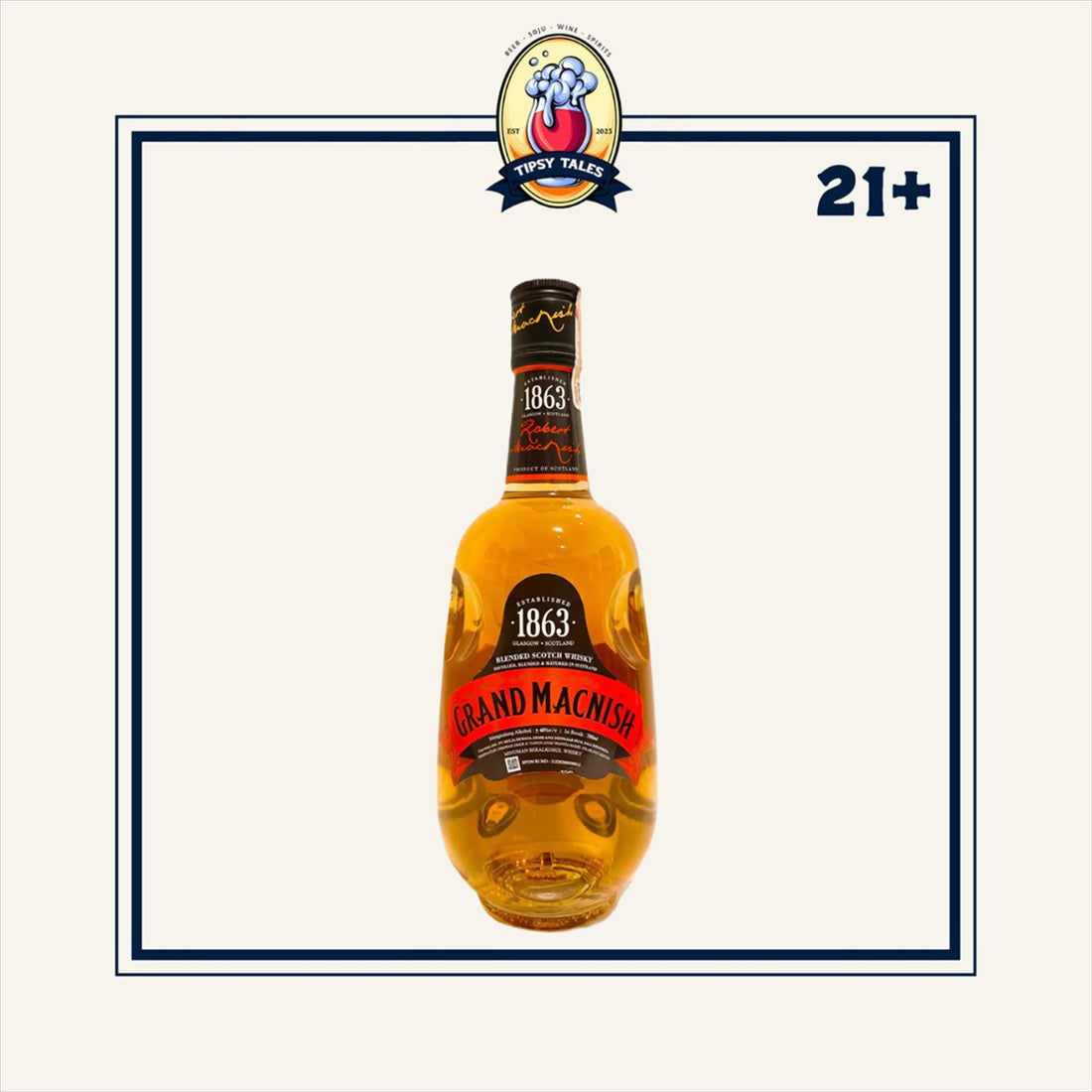 Grand Macnish Blended Scotch Whisky 750ml 1