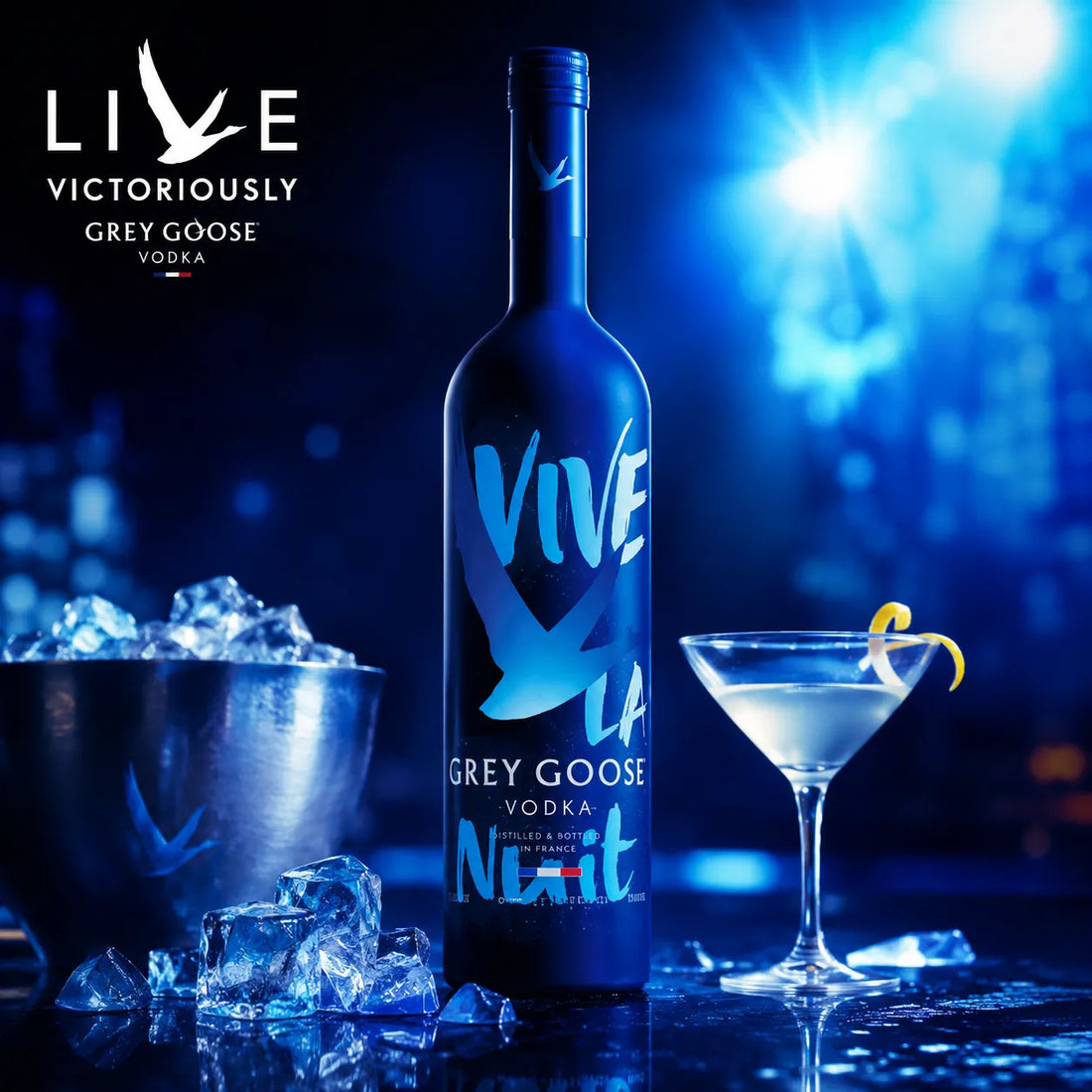 Grey Goose Vodka Vive La Nuis Limited Edition 750ml 1