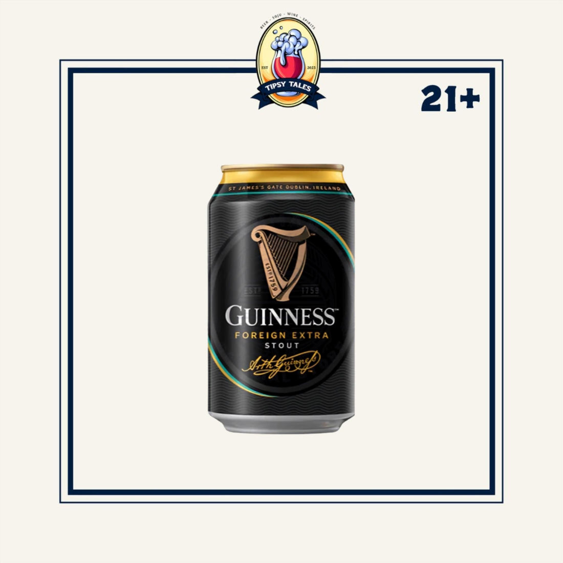 Guinness Stout Can 320ml 1