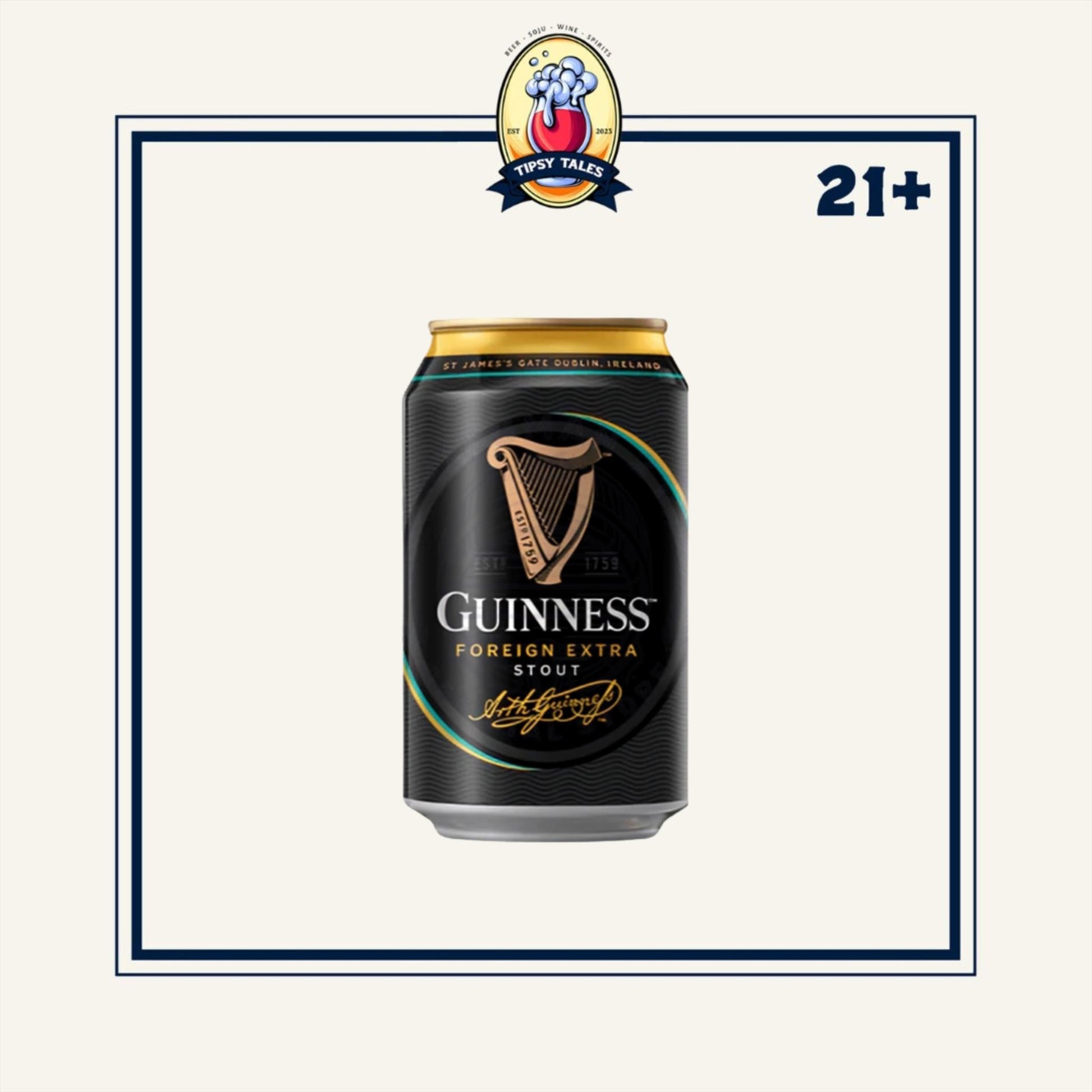 Guinness Stout Can 320ml 1