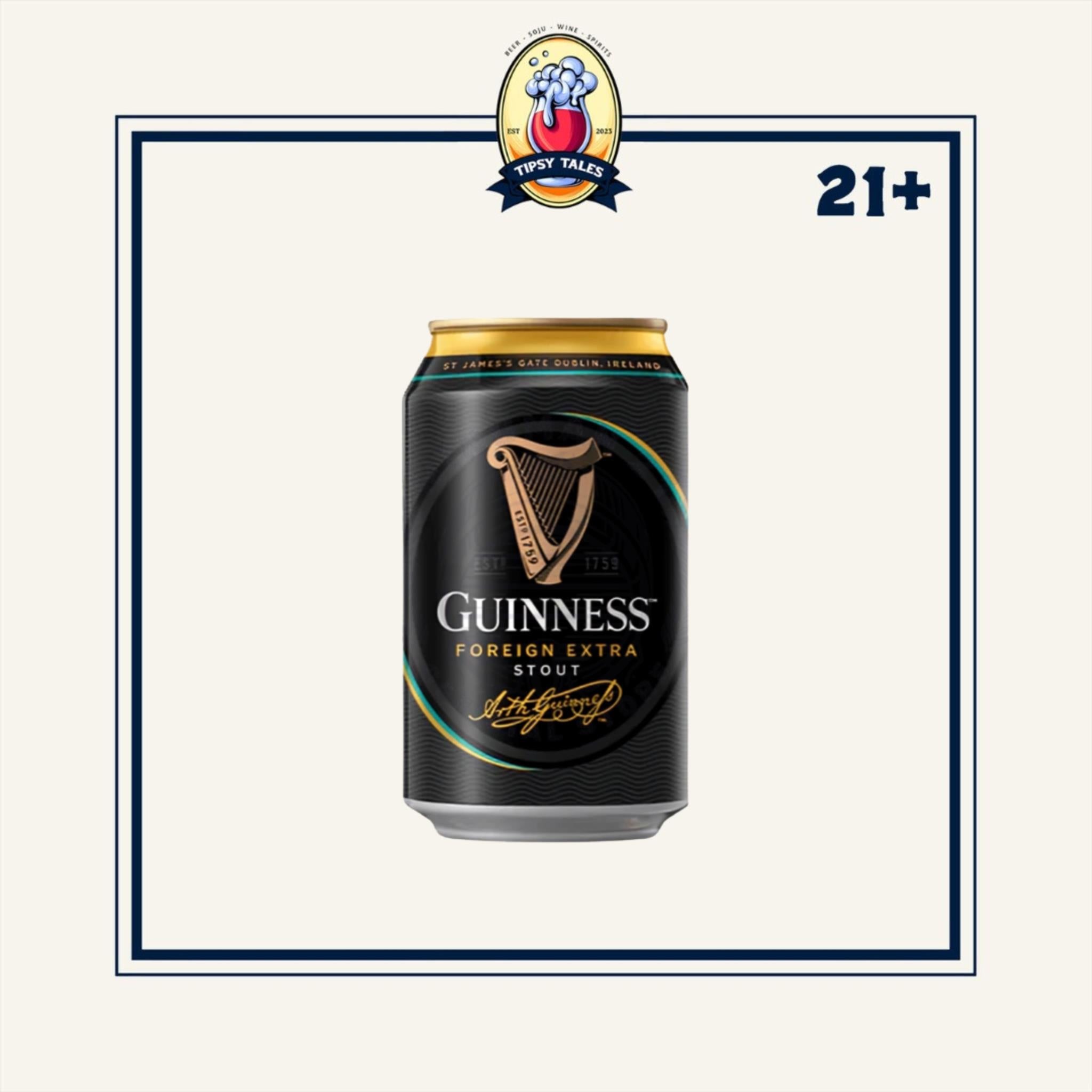 Guinness Stout Can 320ml 1
