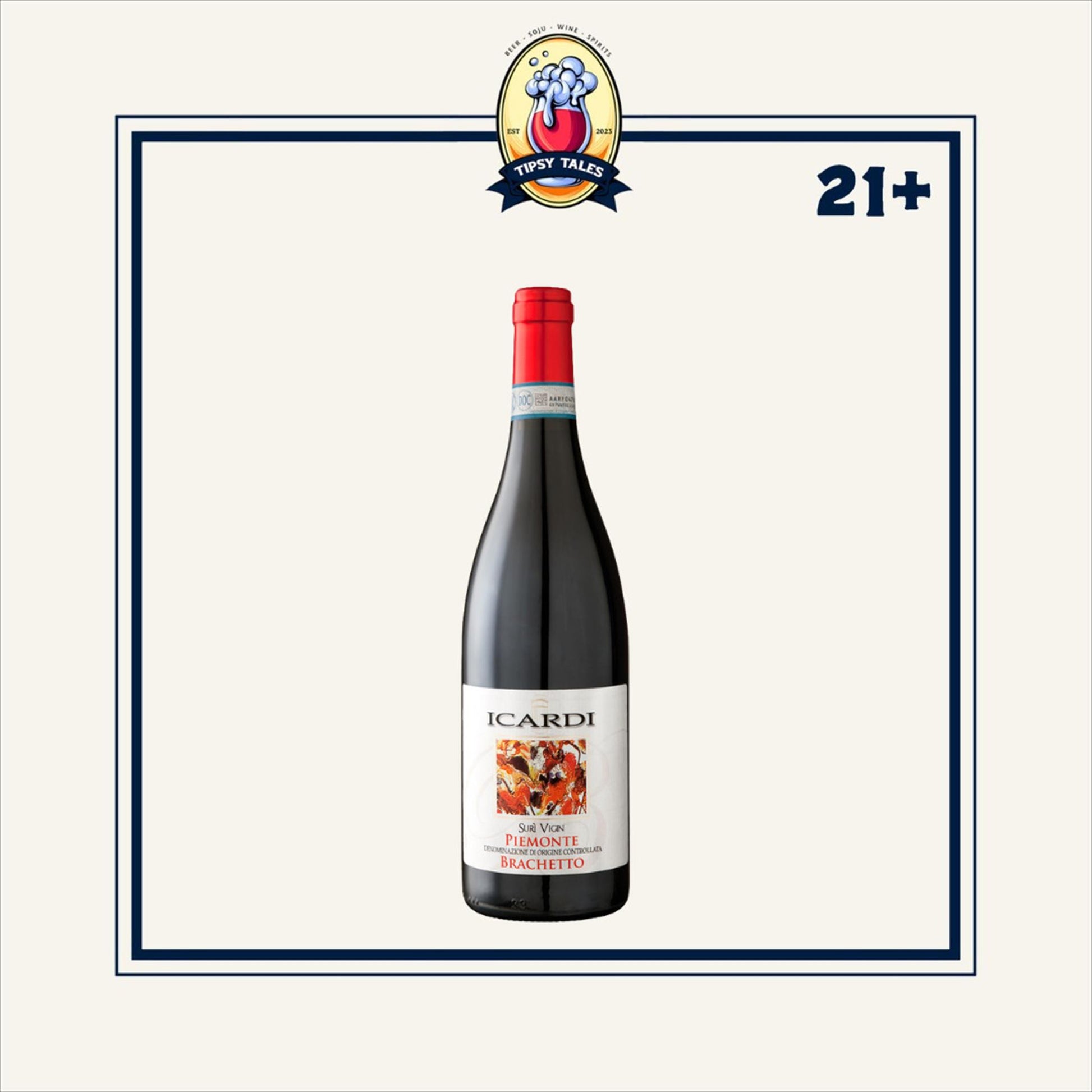 Icardi Suri Virgin PiemonteBrachetto 750ml 1
