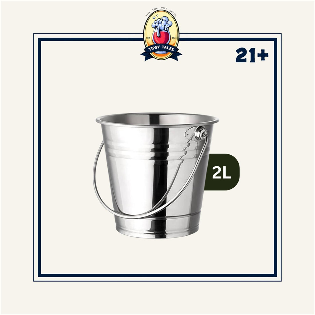 Ice Bucket Stainless 2L 1