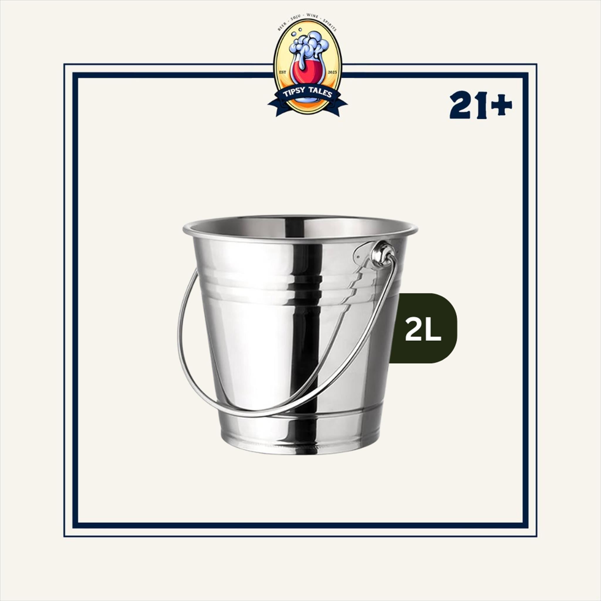 Ice Bucket Stainless 2L 1