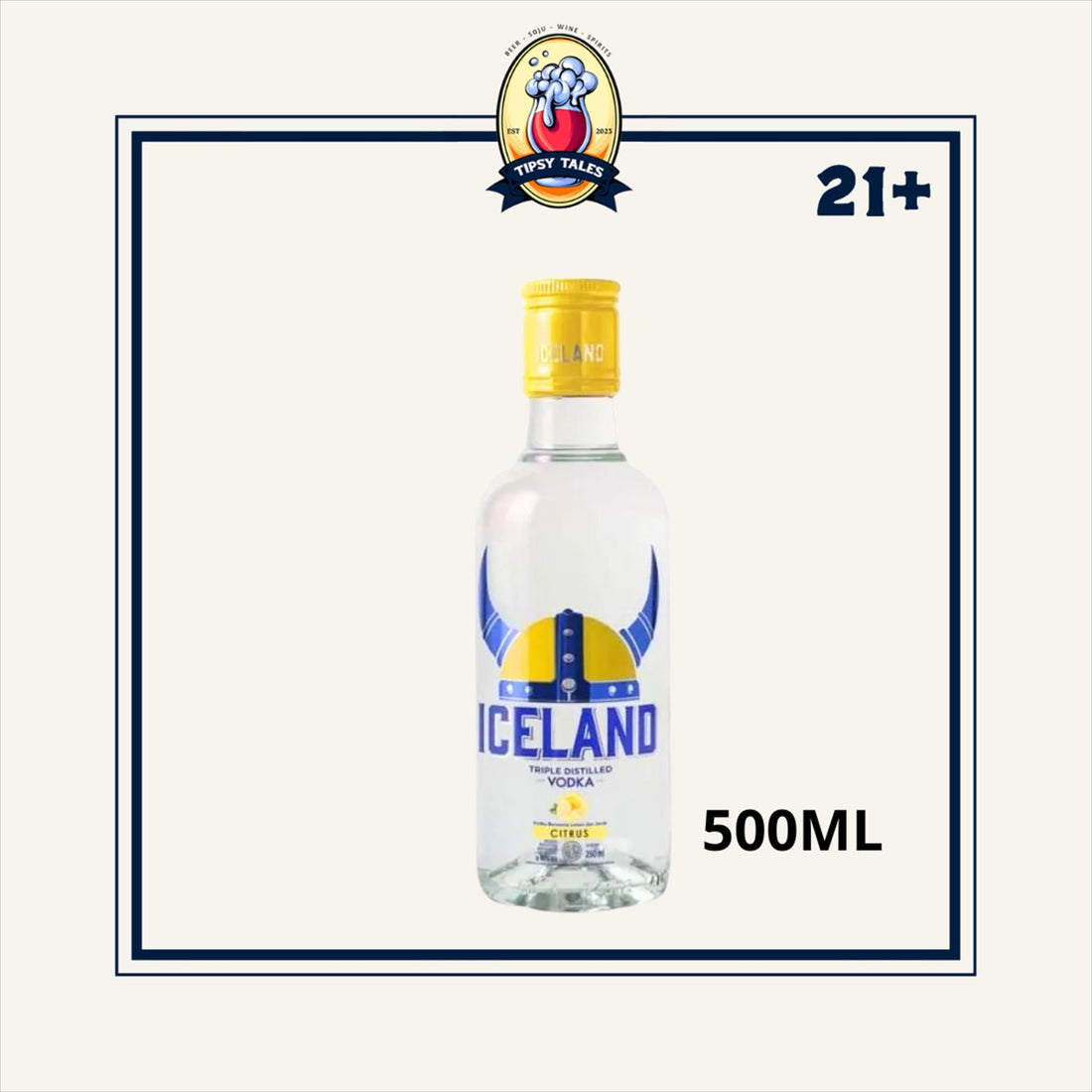 Iceland Vodka Citrus 500ml 1