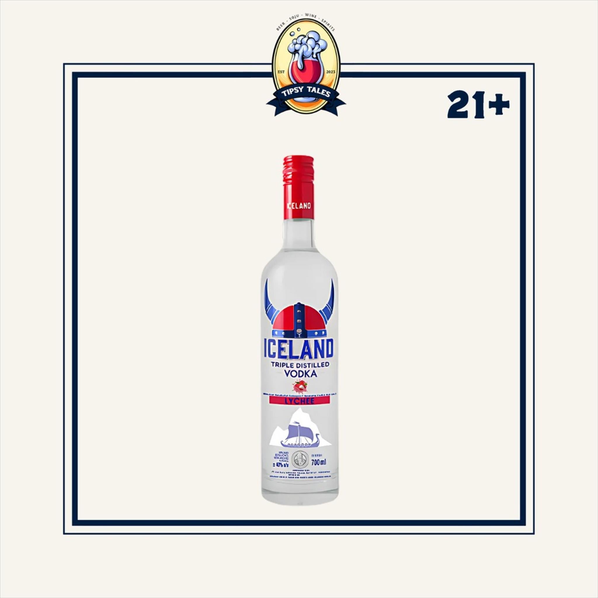 Iceland Vodka Lychee 700ml 1