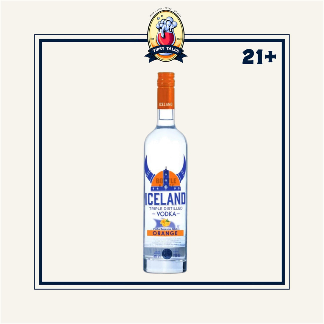 Iceland Vodka Orange/jeruk 700ml 1