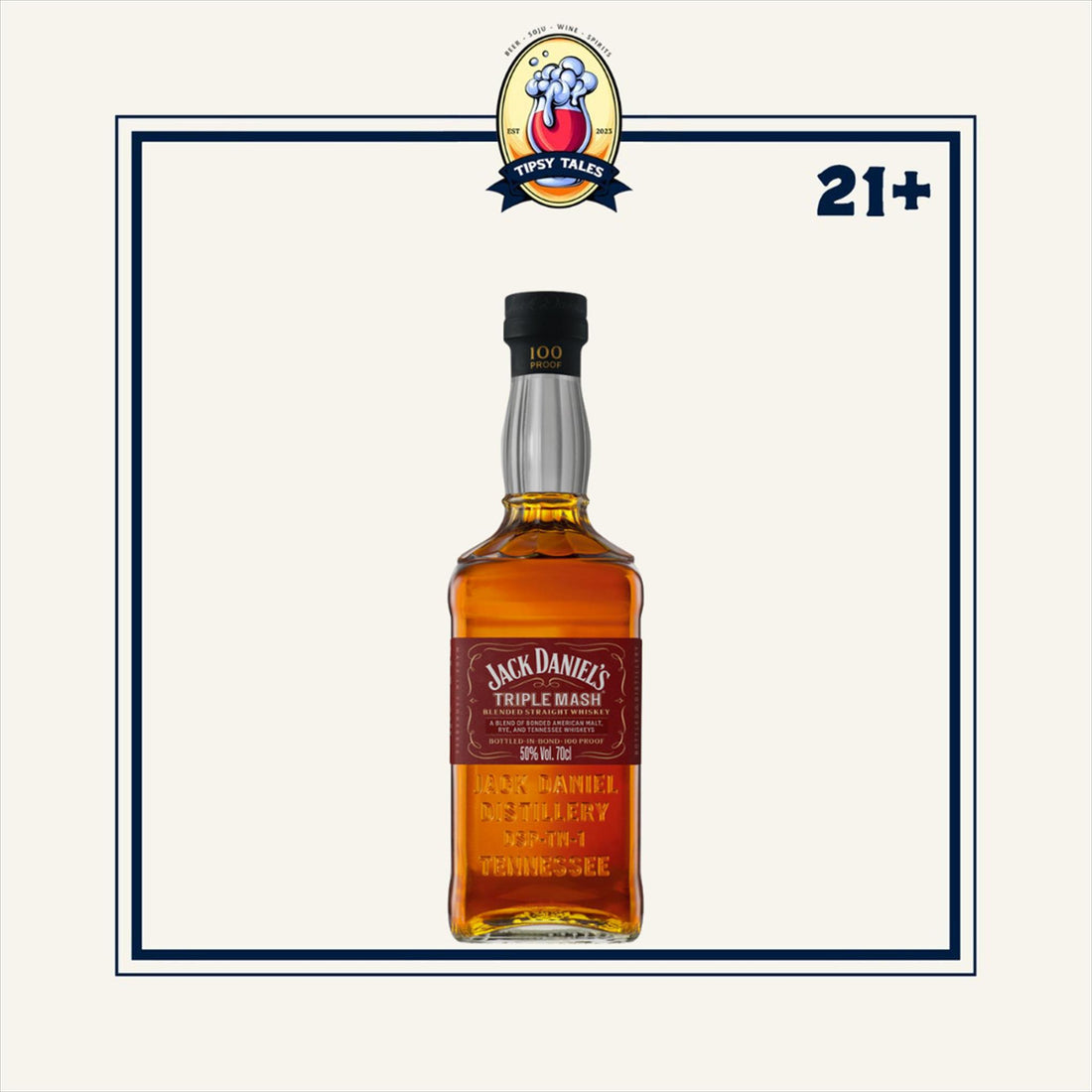 Jack Daniel`s Bonded Triple Mash Tennessee Whiskey 700ml 1