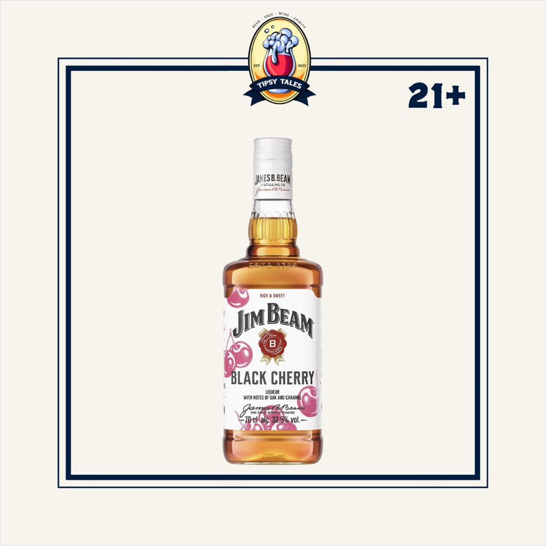 Jim Beam Black CherryBourbon Whisky 700ml 1