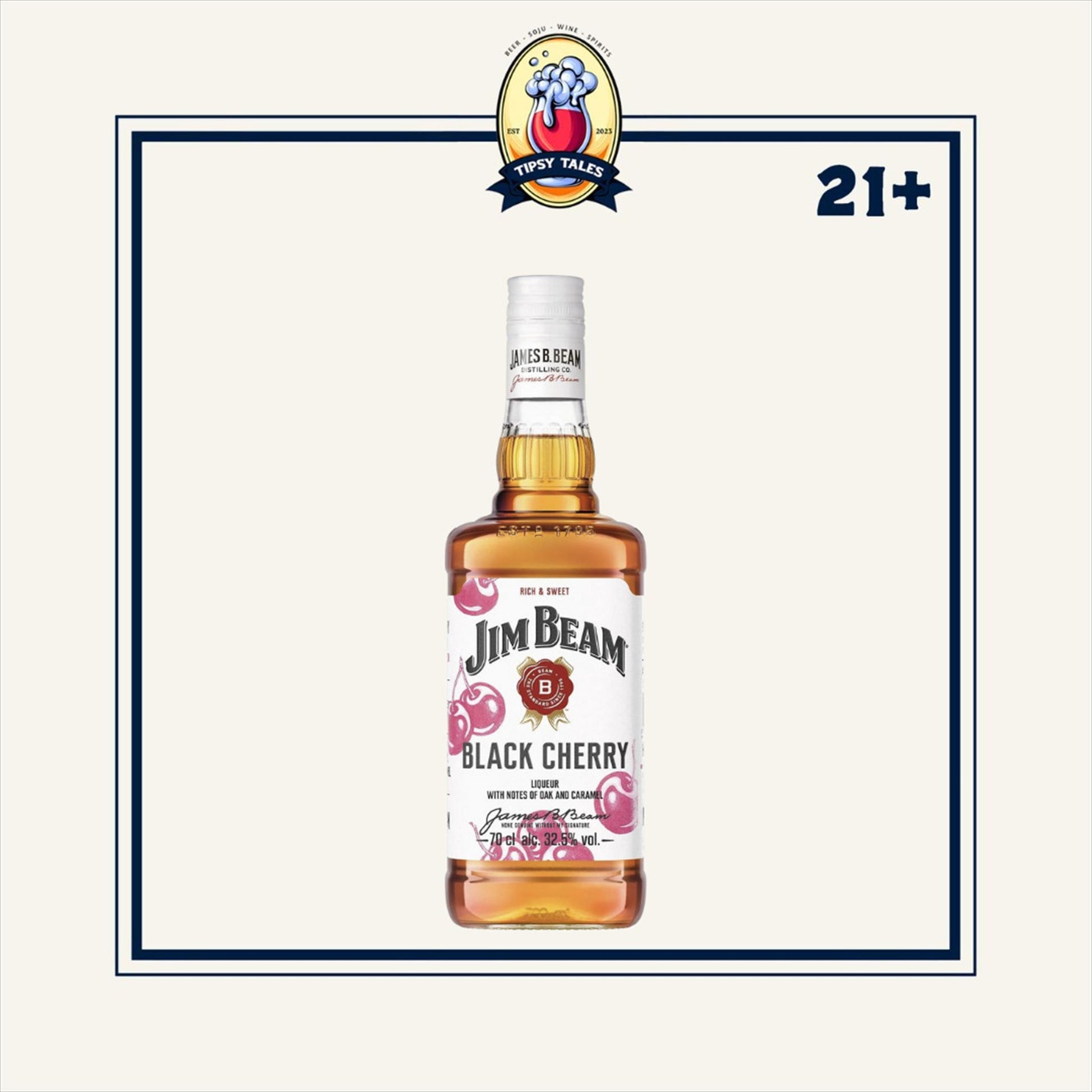 Jim Beam Black CherryBourbon Whisky 700ml 1