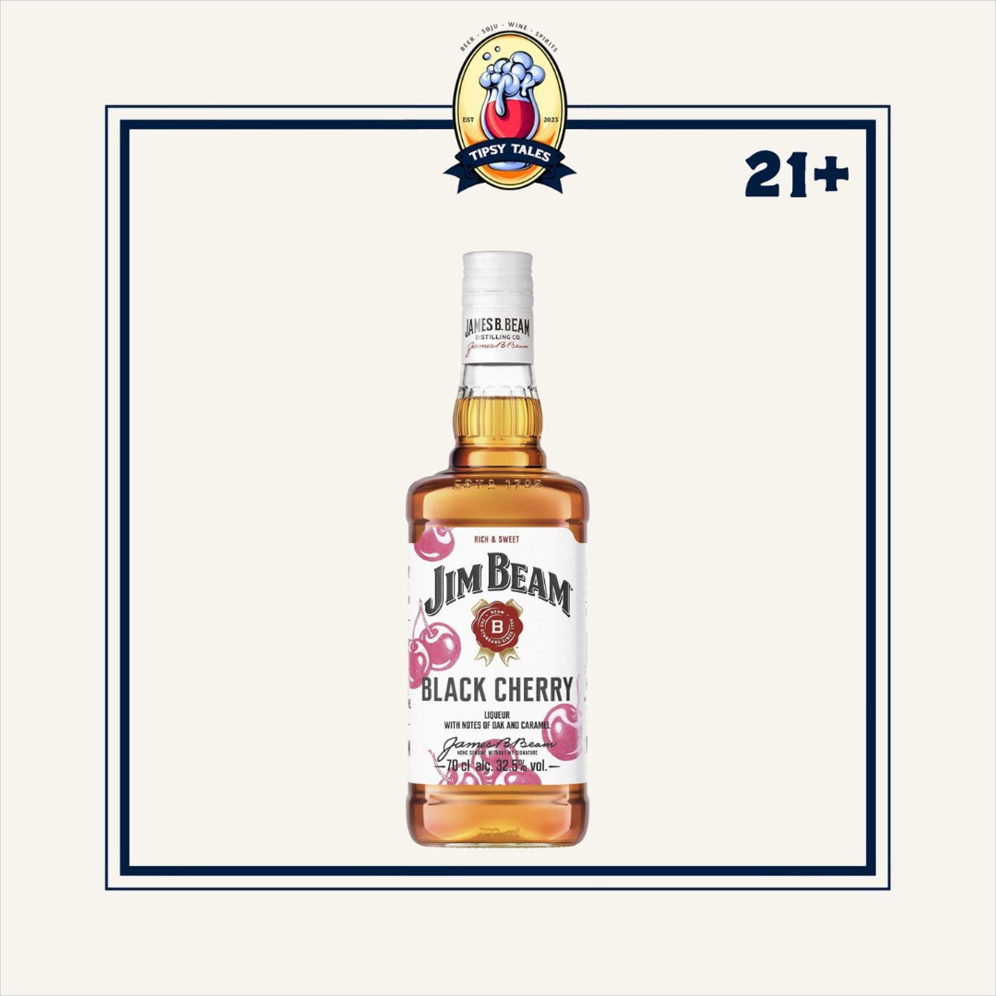 Jim Beam Black CherryBourbon Whisky 700ml 1