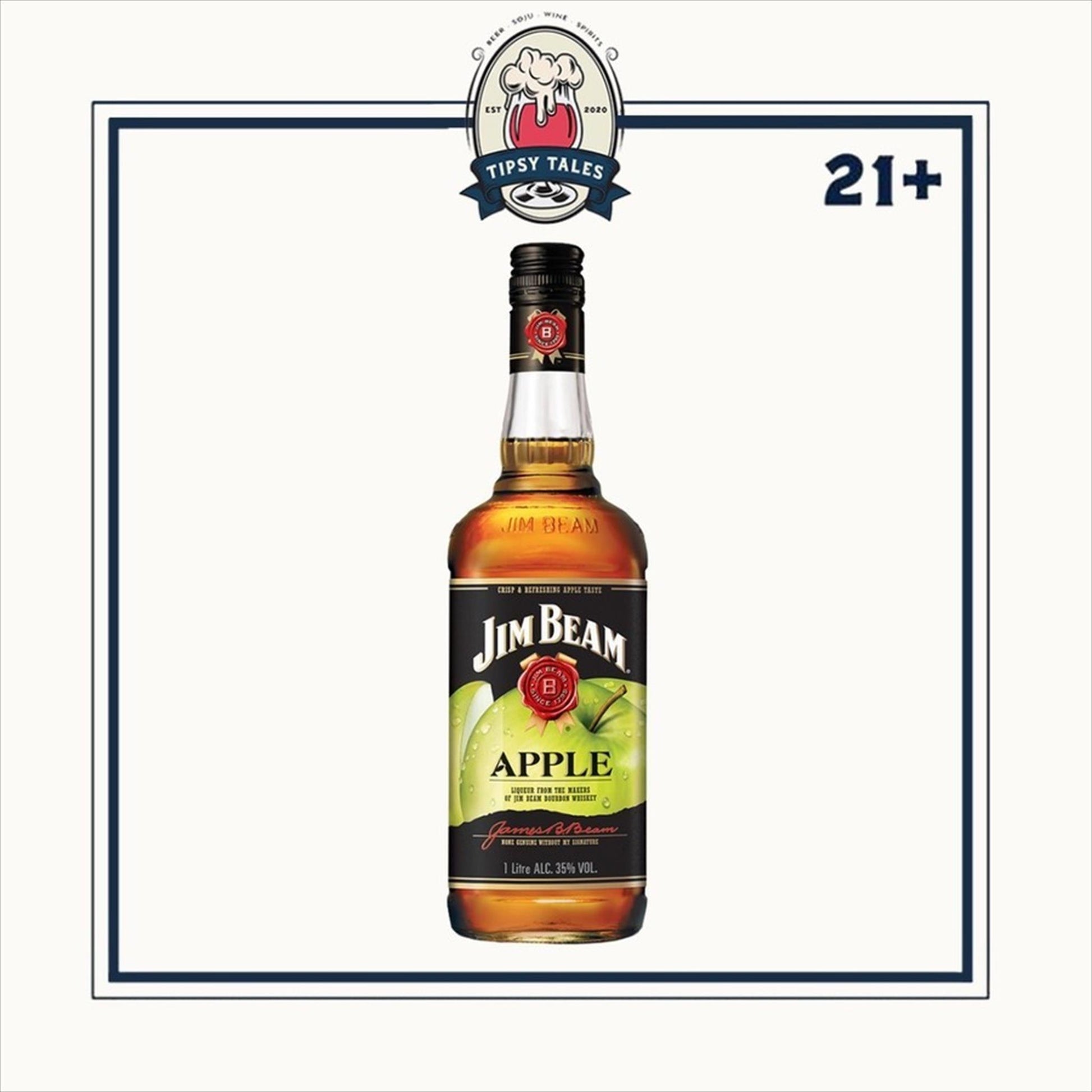 Jim Beam Bourbon Whisky Apple 700ml 1