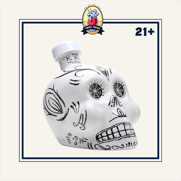 KAH Tequila Blanco Skull Bottle 700ml 1