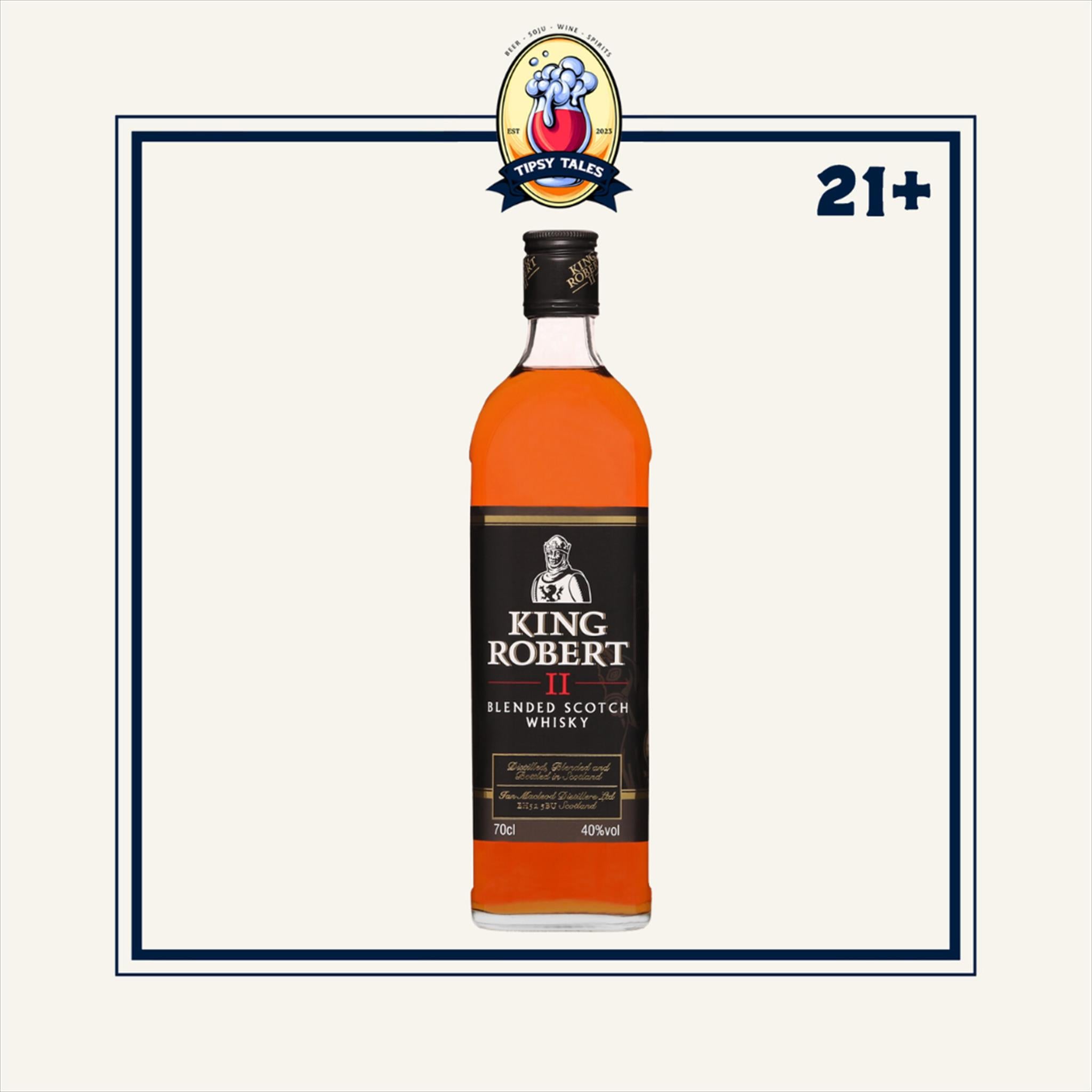 King Robert II Blended Scotch  Whisky 750ml 1