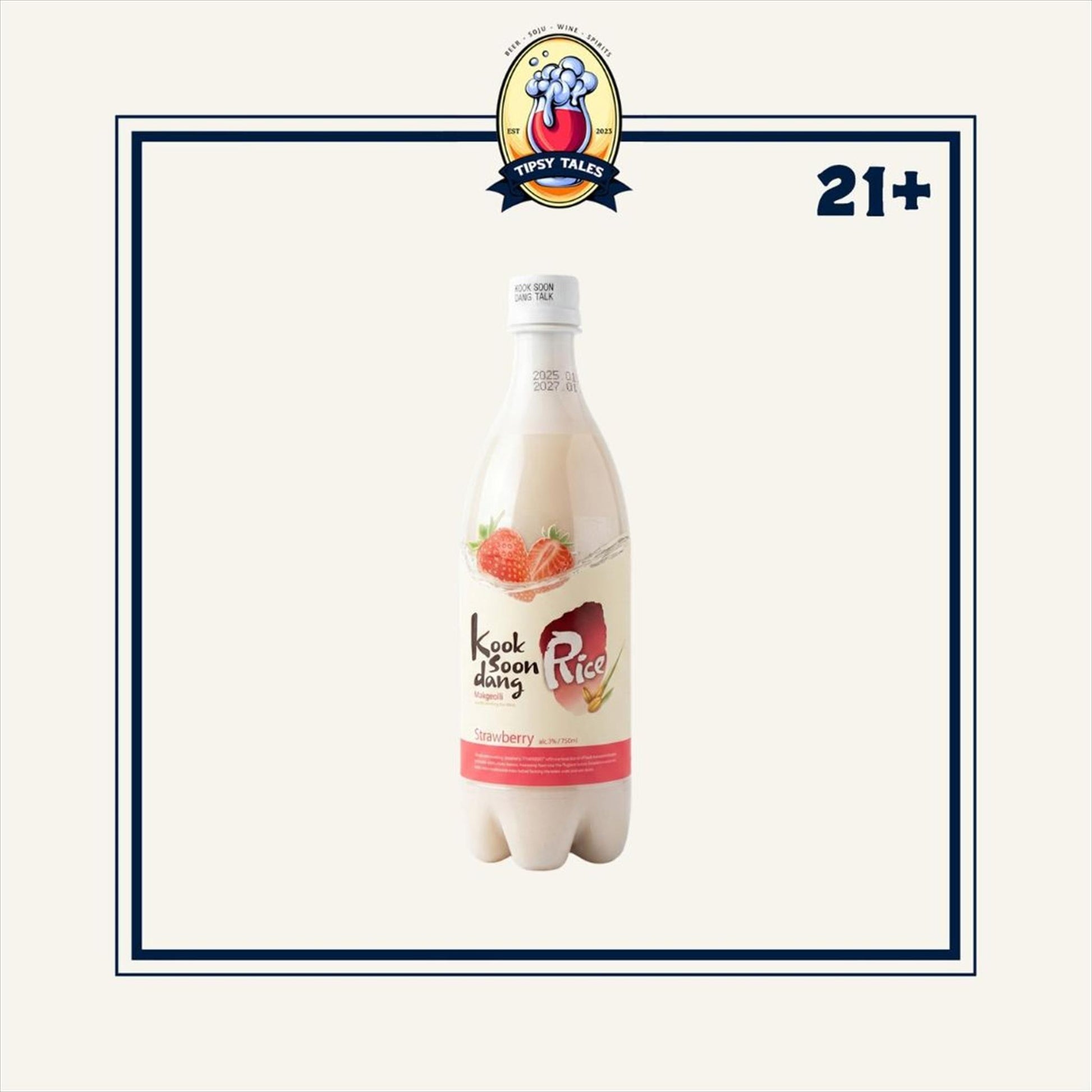 Kook Soon Dang Makgeolli Strawberry 750ml 1