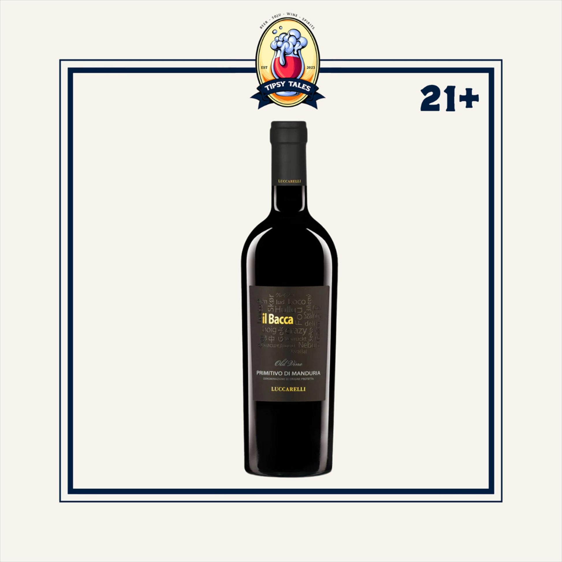 Luccarelli il Bacca Primitivo  Di Manduria 750ml 1