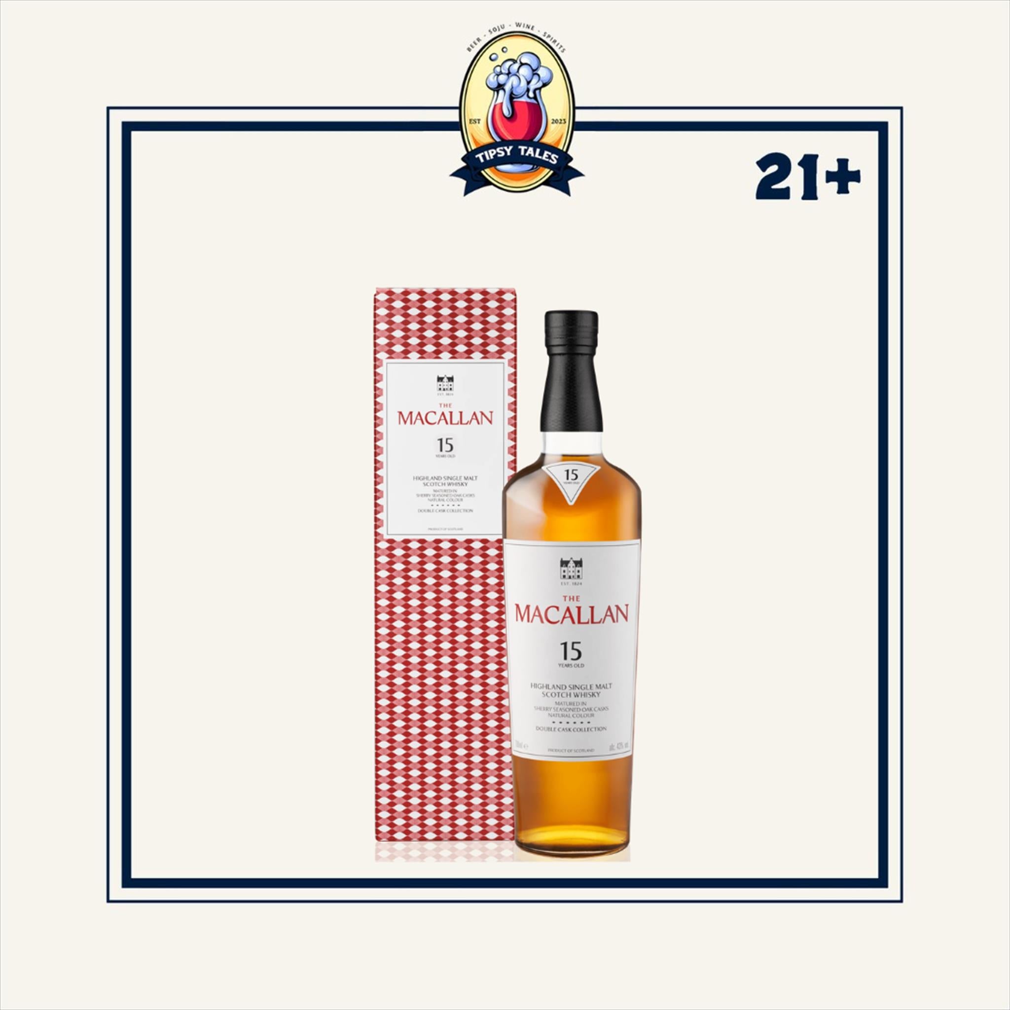 Macallan 15 Year Old Double Cask Collection Whiskey 700ml 1