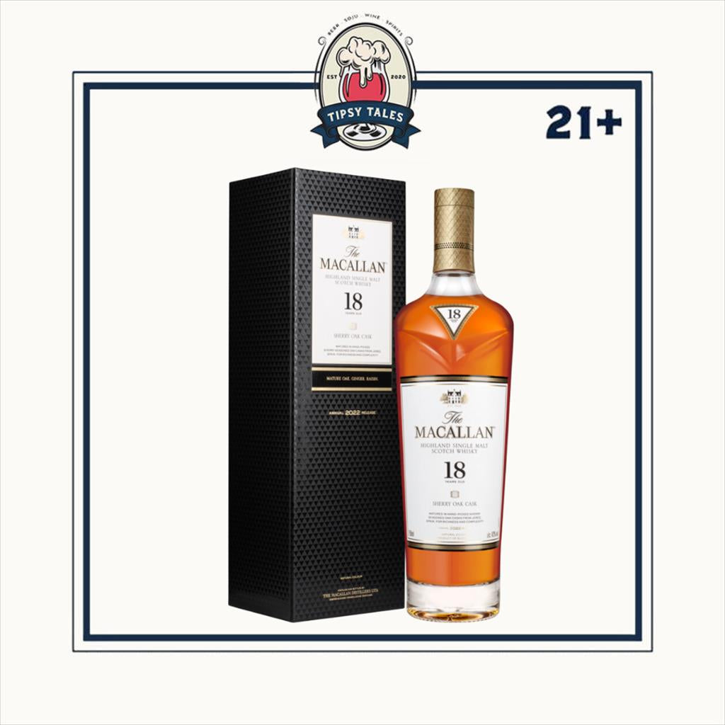 Macallan 18 Year Old Sherry  Oak Cask 700ml 1
