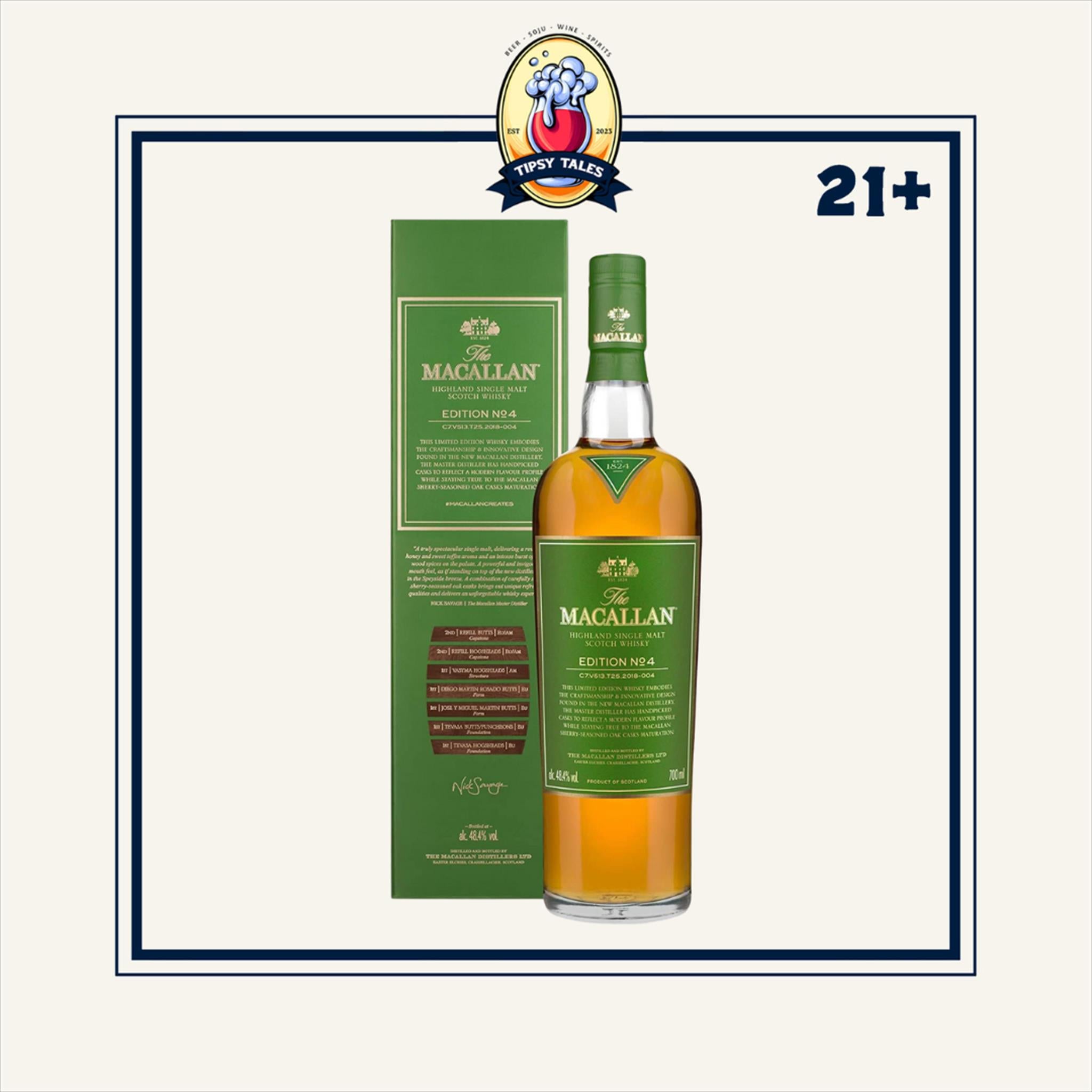 Macallan Edition No 4 Single Malt Scotch Whisky 700ml 1