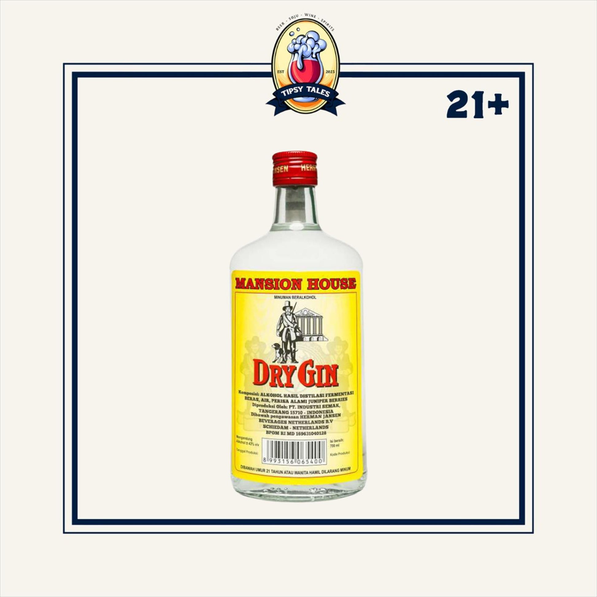 Mansion House Dry Gin 700ml 1