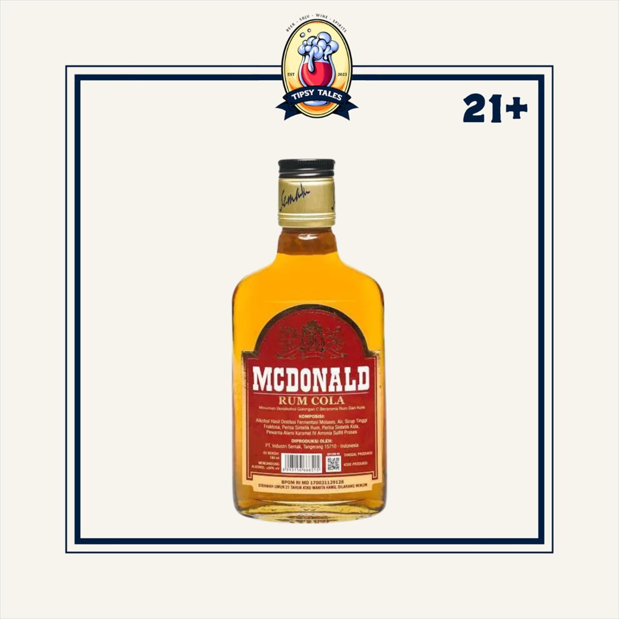 Mc Donald Rum Cola 180ml 1
