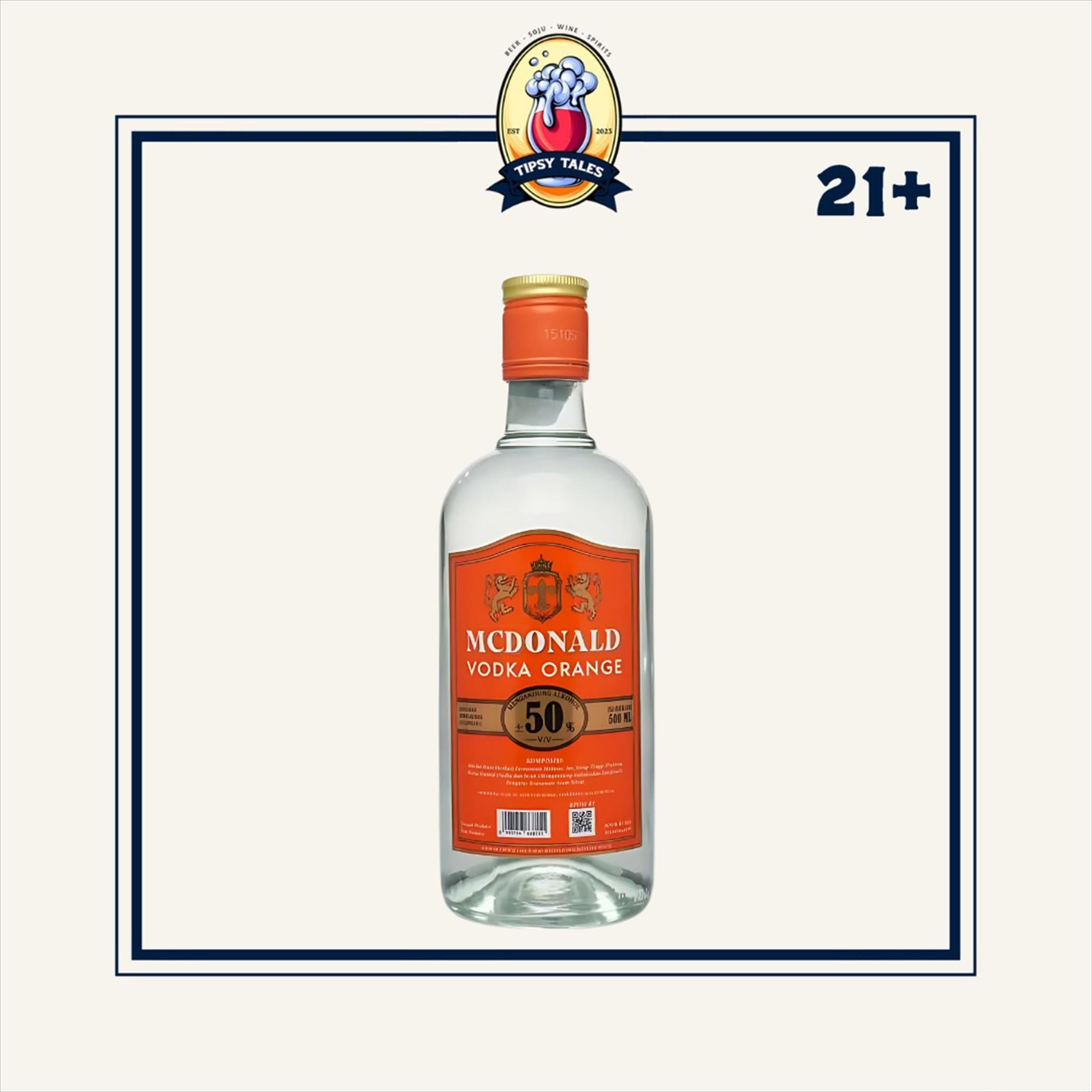 Mc Donald Vodka Orange 500ml 1