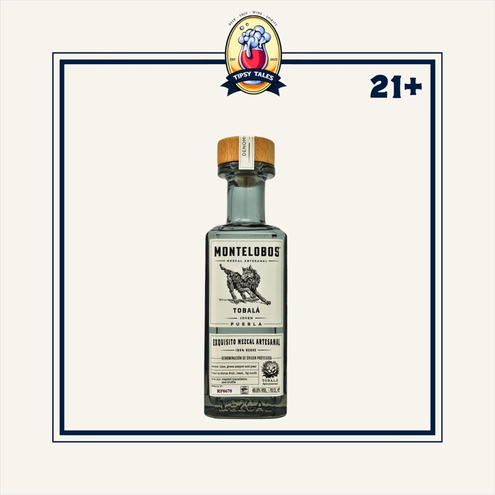 Montelobos Tobala Mezcal  Tequila 700ml 1