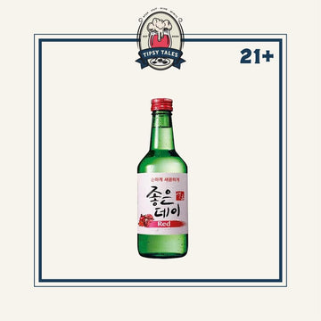 Muhak Good Day Soju Pomegranate Red Import Korea 360ml 1