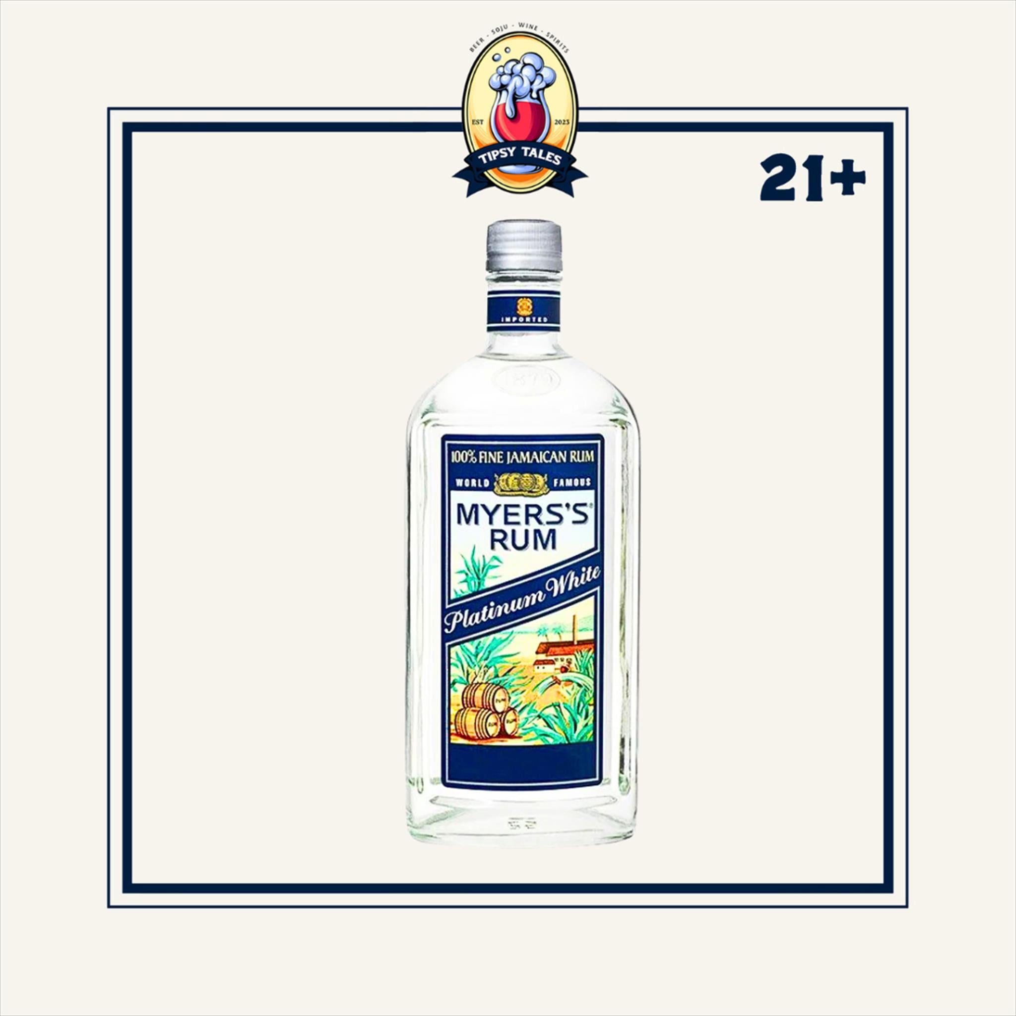 Myers Platinum White Rum 750ml 1