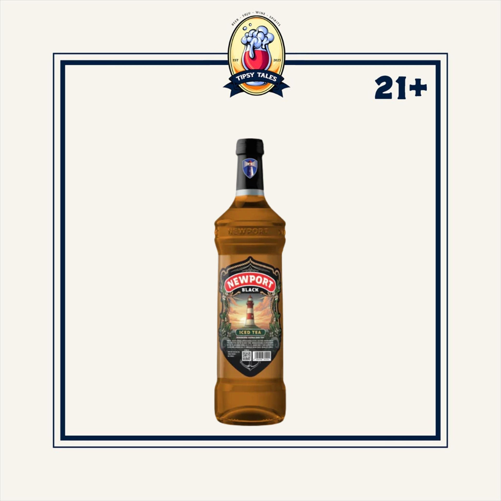 Newport Black Iced Tea 620ml 1