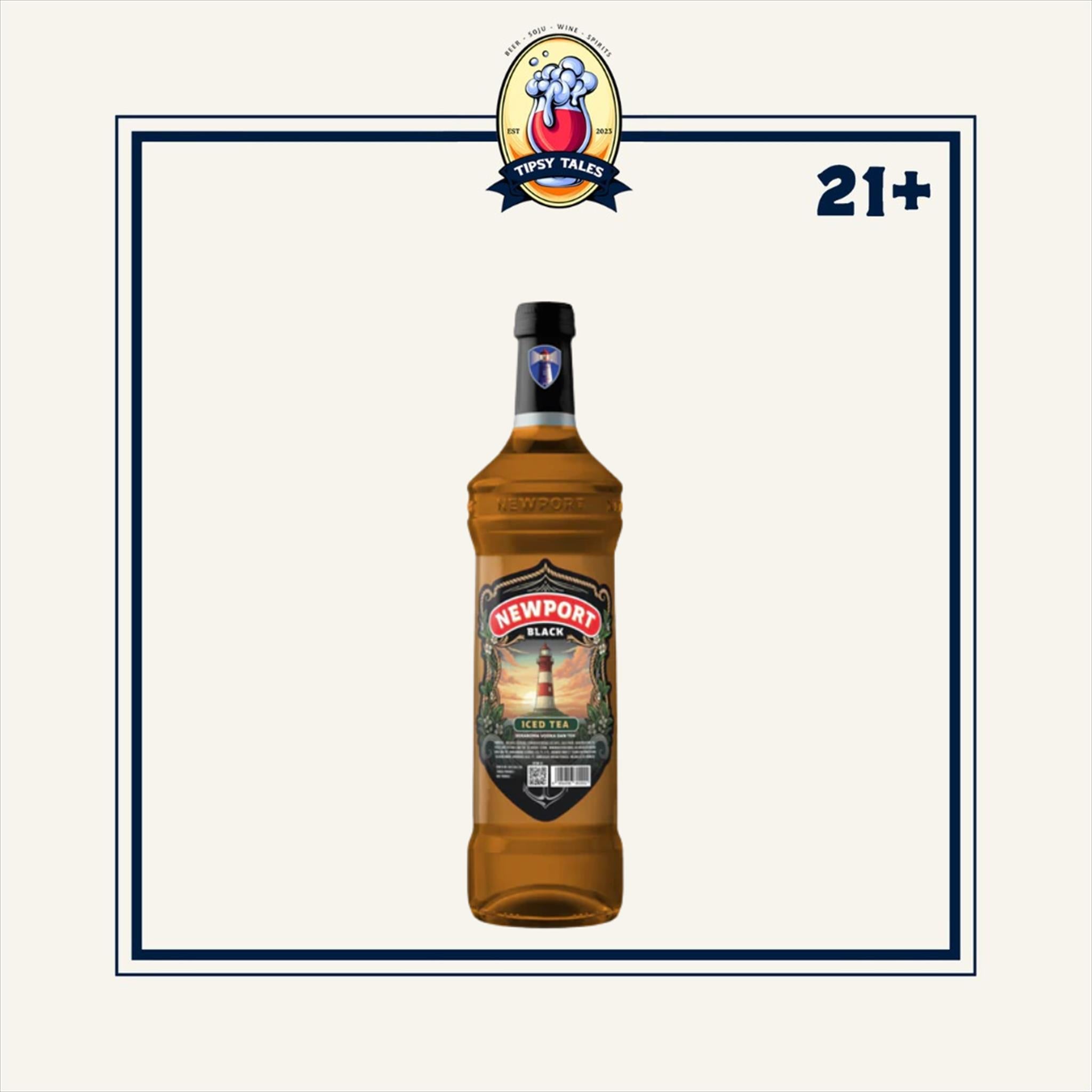 Newport Black Iced Tea 620ml 1
