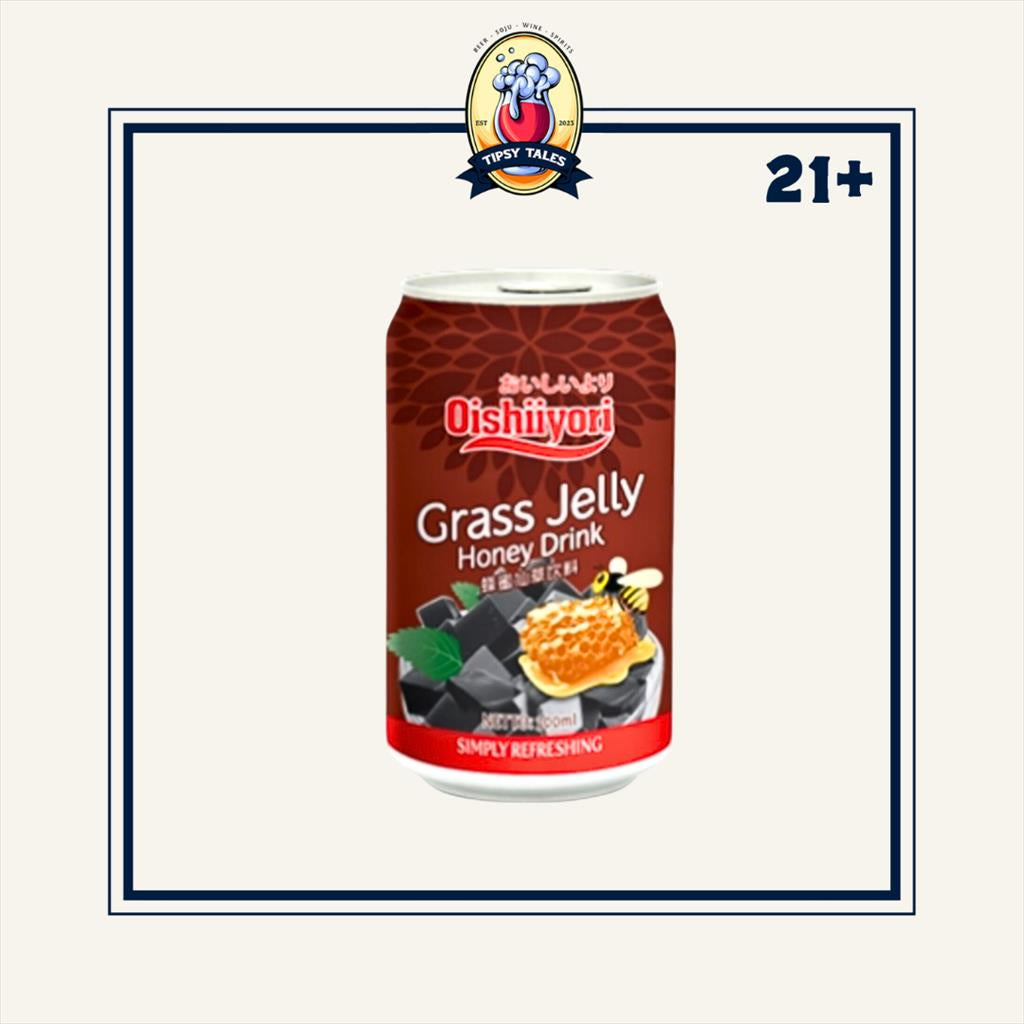 Oishiiyori Grass Jelly Honey Drink 300ml 1